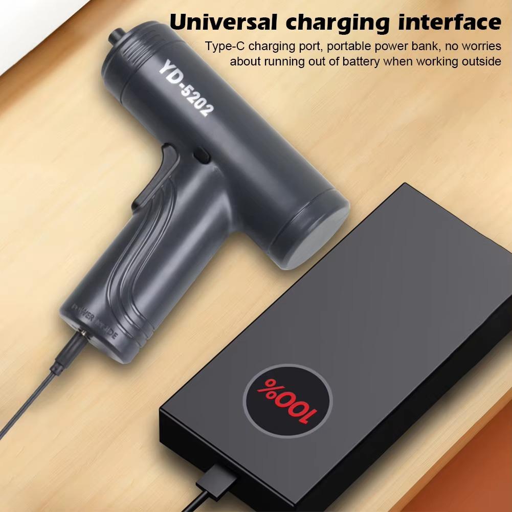 Portable Cordless Car Polisher 1500mAh Rechargeable Handheld Buffer for Auto Waxing and Cleaning