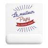 Mousepad - PLANETEE - Best Grandpa In the World - 22x18 Cm - Smooth Non-slip Surface - Thic. 3 Mm