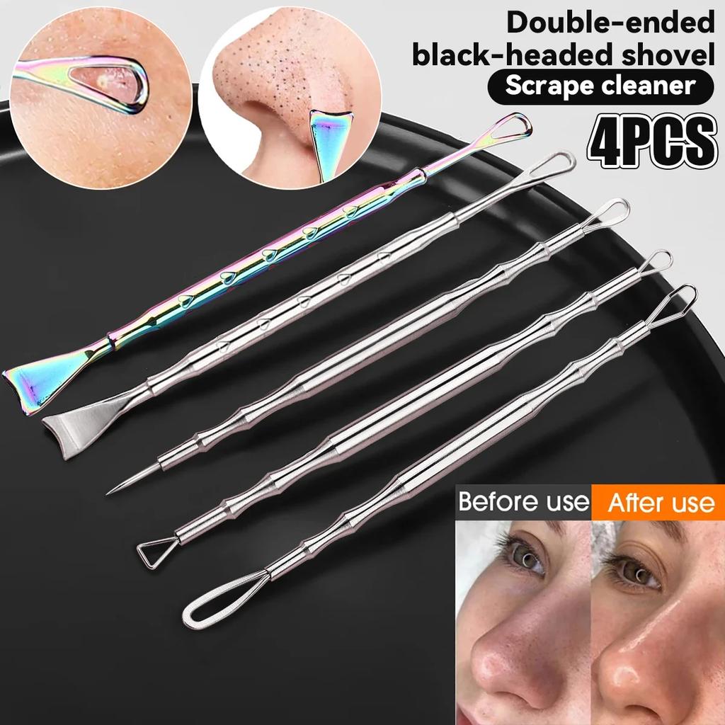Stainless Steel Acne Needles To Remove Blackheads, Clean Up Squeezing and Picking Pimples, Squeezing and Removing Pimples Kit.