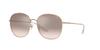 Sunglasses HC7134 Rose Brown Silver Mirror Gradient Lens 57 [Coach] Gold/Light