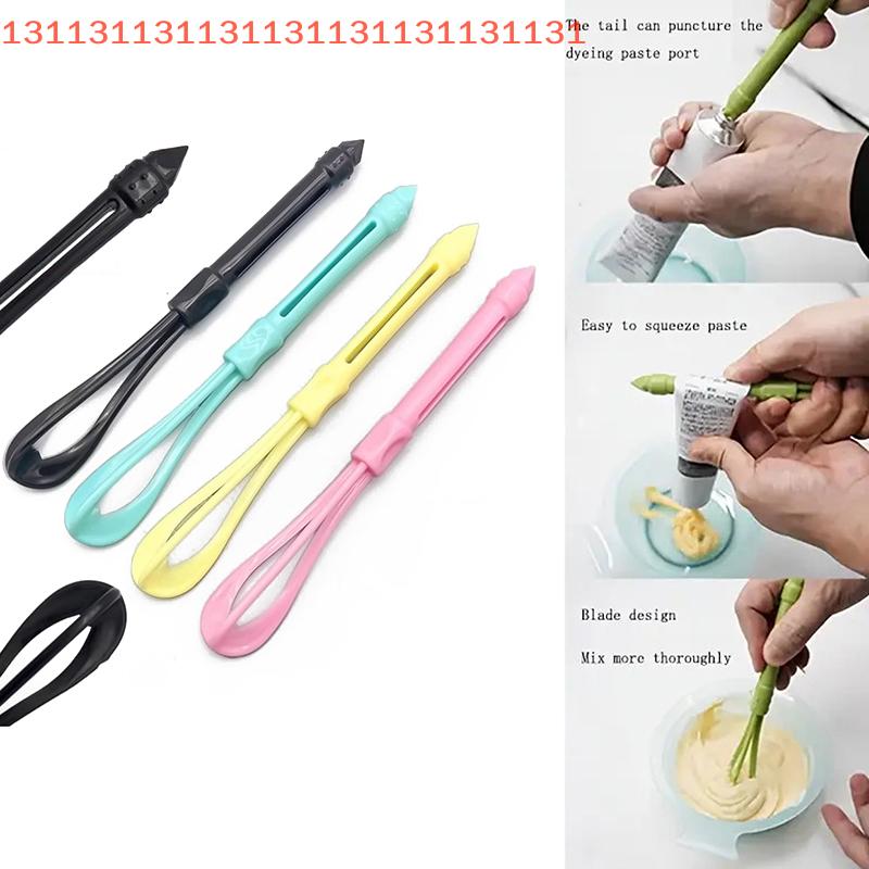 Multifunctional Hairdressing Cream Whisk Hair Color Mixer Stirrer Hair Dyeing Brush Salon Styling Tools Barber Accessories