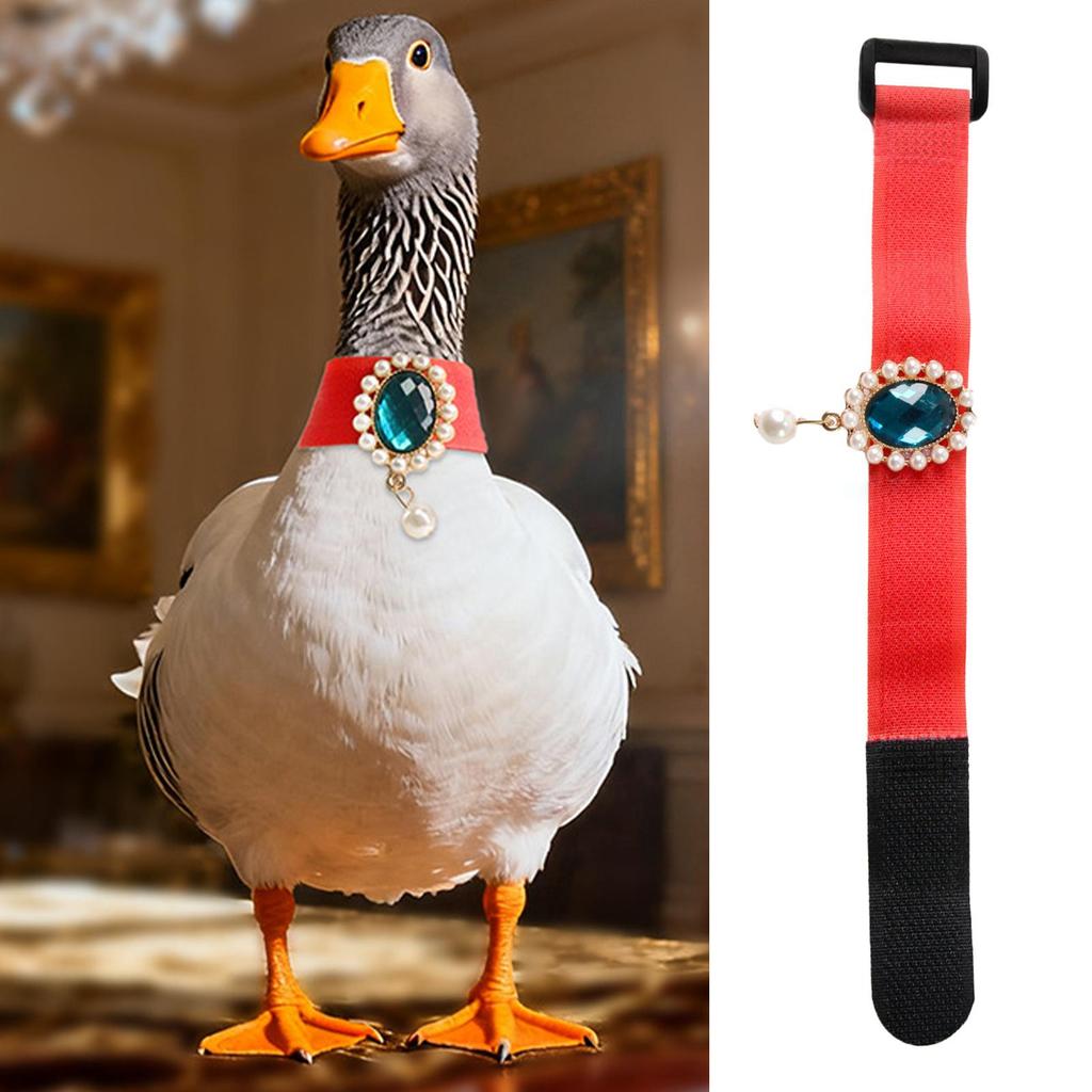 Rooster Collar No Crow Adjustable Neck Belt Reduce Crowing Duck Poultry Collar For Poultry Coop Residential Area Farm Backyard
