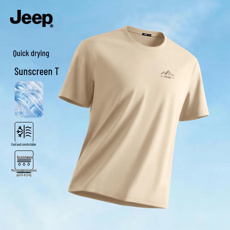JEEP Men s Quick-Dry Short-Sleeve T-Shirt M