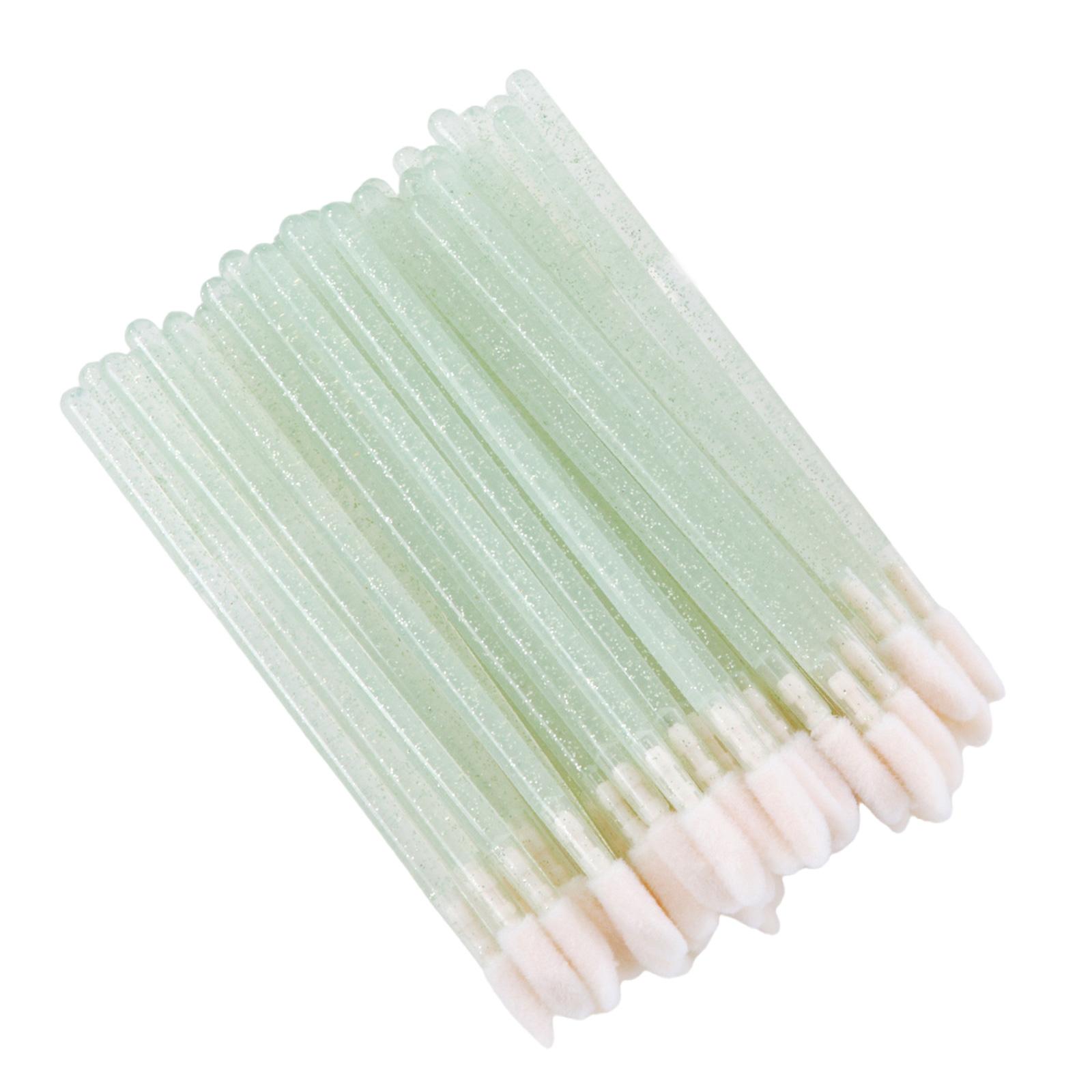 

Одноразовые кисточки для губ 50 шт. Аппликаторы для макияжа и помады Мягкие портативные косметические инструменты для нанесения блеска для губ