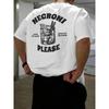 Men'S Trendy Short-Sleeve T-Shirt Featuring a Print , Designed In a Negroni Style. Casual Top Is Versatile for Summer And Machine-Washable