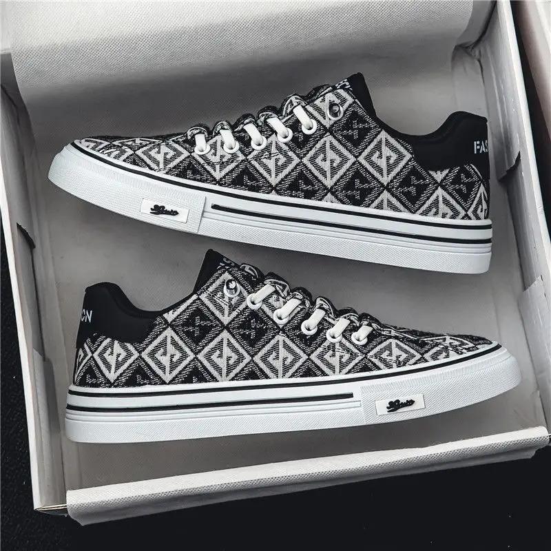 Retro Men's Casual Shoes Breathable Fashion 2024 Male Shoe Footwear Offer Legitimate Comfortable Walking On Sale Deals Sneakers