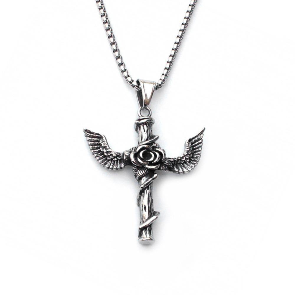 Pandantiv Unic Craniu de Animal din Oțel Titanic Colier Punk Stil Gothic Bijuterii Unisex