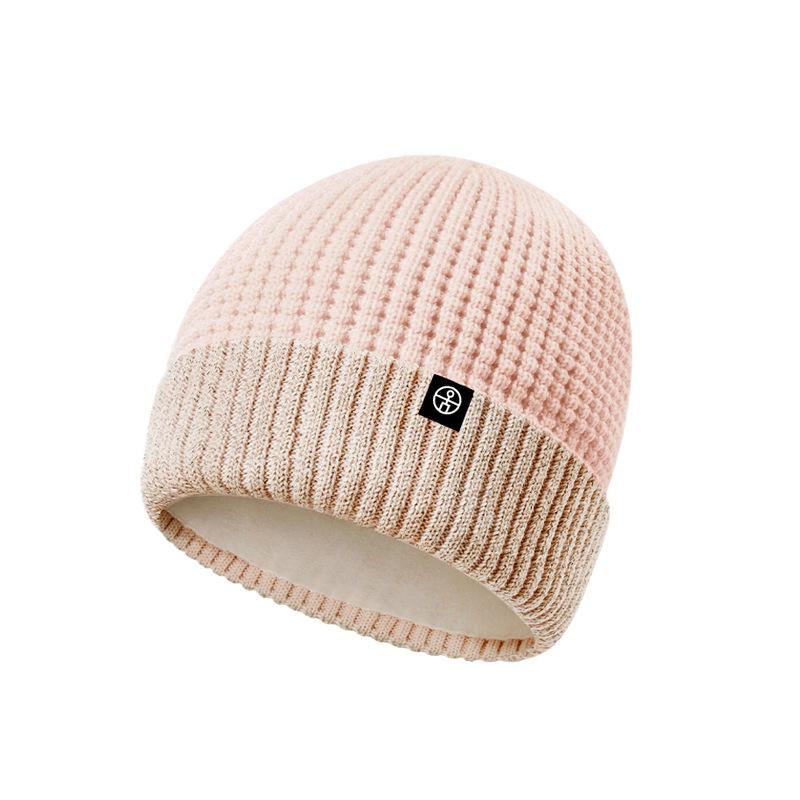 Reflective Fleece-Lined Knit Hat - Warm Winter Ear Protection