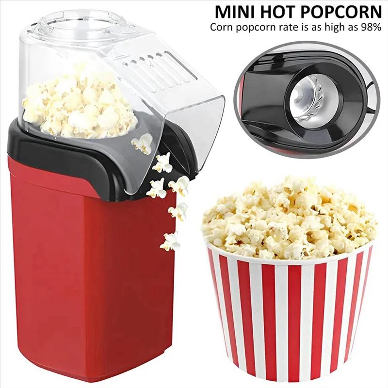 Popcorn Machine High Popping Rate Fully Automatic Popcorn Machine Electric Air Popper Mini Popcorn Machine for Home Kitchen