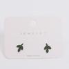 S925 Silver Leaf Earrings - Simple & Elegant Design for Women