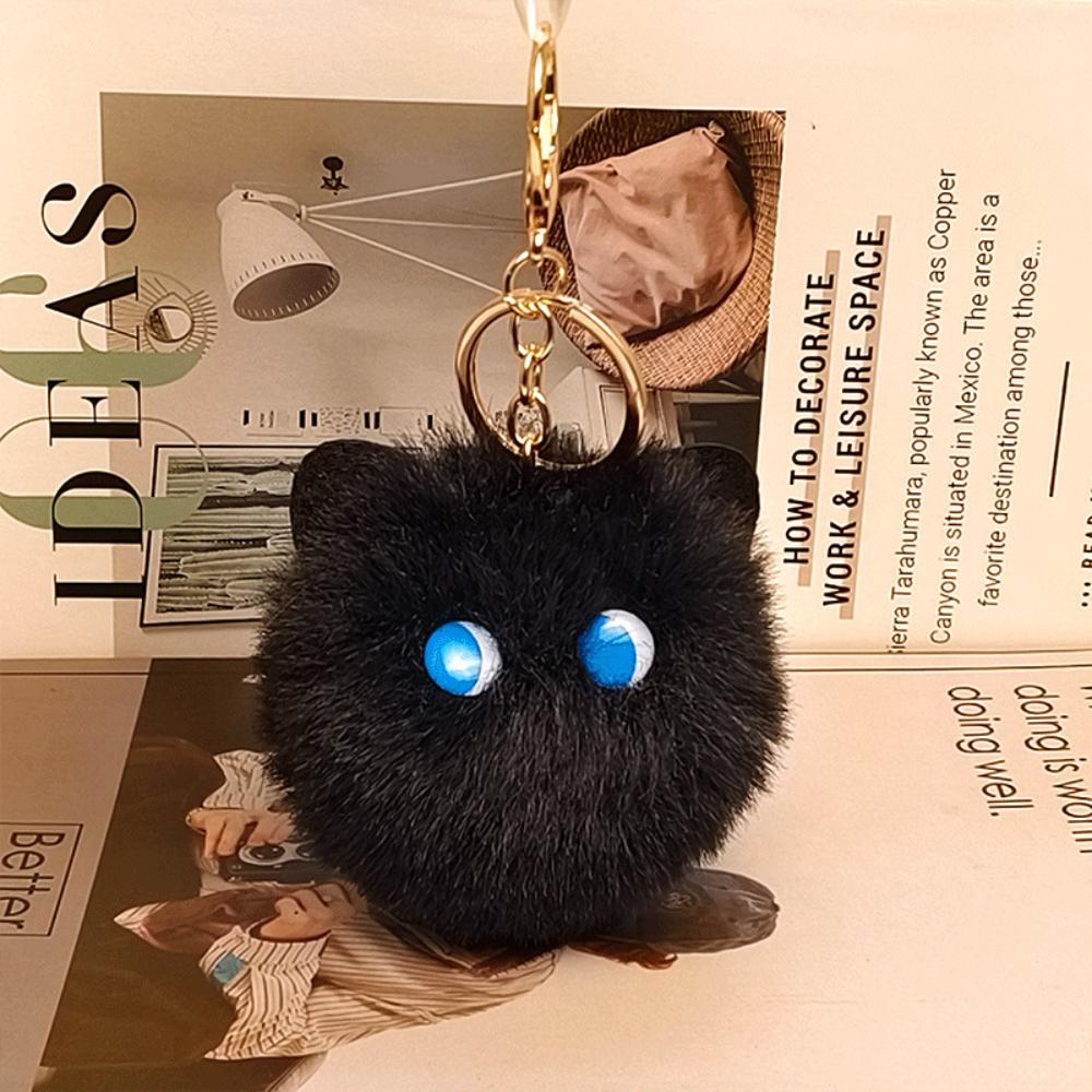 Cute Plush Cat Keychain Cartoon Doll Toy Pendant Keyring For Women Girls Bag Orn