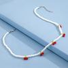 Pearl Cherry Collarbone Chain Add Highlights To Outfit for Women Party Gift