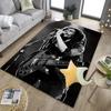 Bob music Vibrant Art Office Rug Chair Mat, Game Carpet, Suitable for Front Door, Bedroom, Living Room, Desk, Holiday Gift