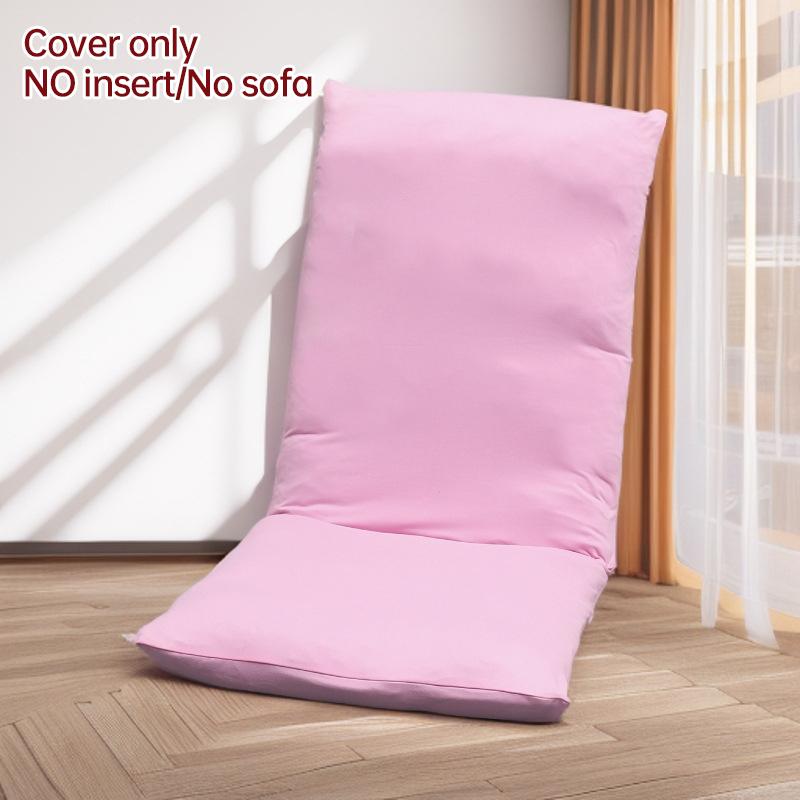 Folding Tatami Seat Cover Single Floor Bed Sofa Slipcover Household Foldable Relax Lounge Recliner Slipcover (Only Cover )
