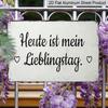 2D Flat - German Vintage Metal Sign - 'Today Is My Favorite Day' with Heart Detail, Rustic Home Decor 8.0X12.0 Inch, Perfect Gift for Birthdays and