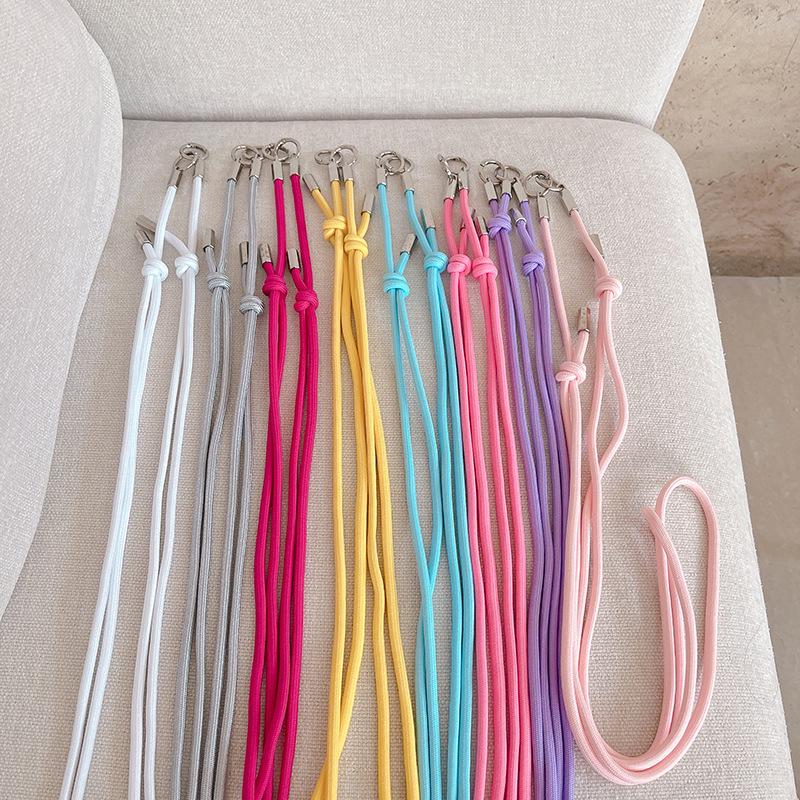 Adjustable Crossbody Women's Universal Phone Case with Keychain - Drop-Proof, Sturdy, and Durable Lanyard Style