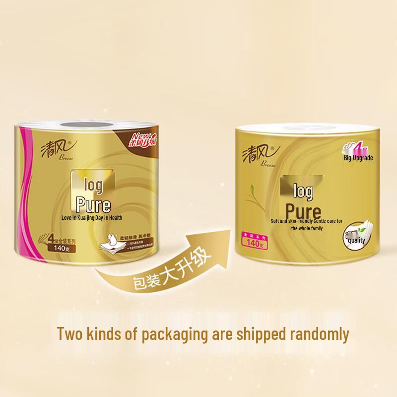 Qingfeng Original Wood Gold Core Toilet Paper
