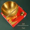 Stainless Steel Golden Rice Bowl Set
