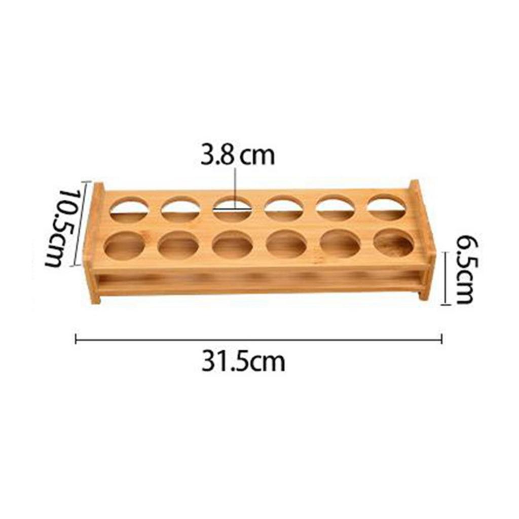 Wood Shot Glass Holder Glasses Rack Serving Holder Cup Rack Base Mug Organizer for Kitchen Restaurant Party Events Nightclub