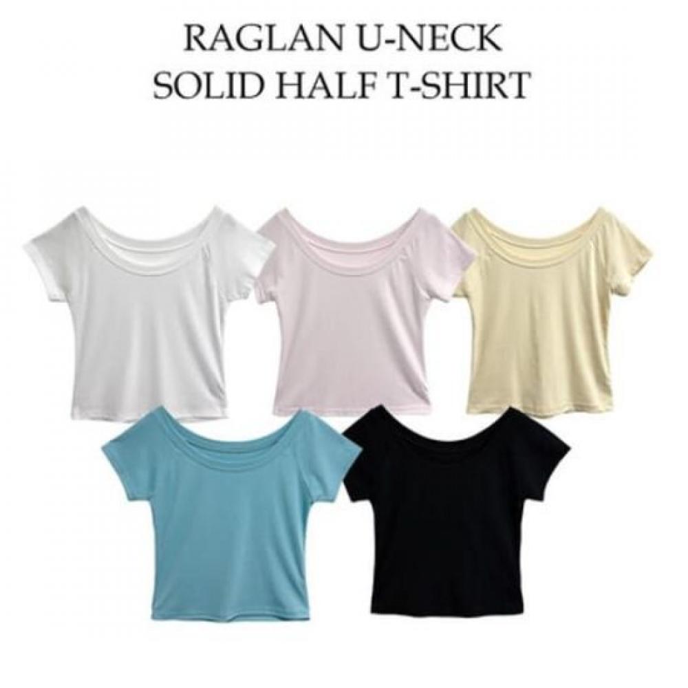 The Pink Women Naglan U Neck One Off shoUlder Basic T shirT