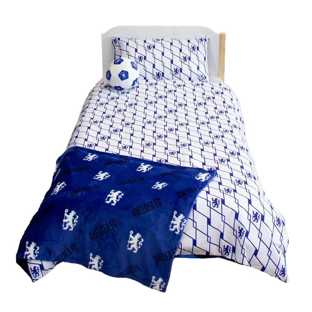 Chelsea FC Geometric Duvet Cover Set