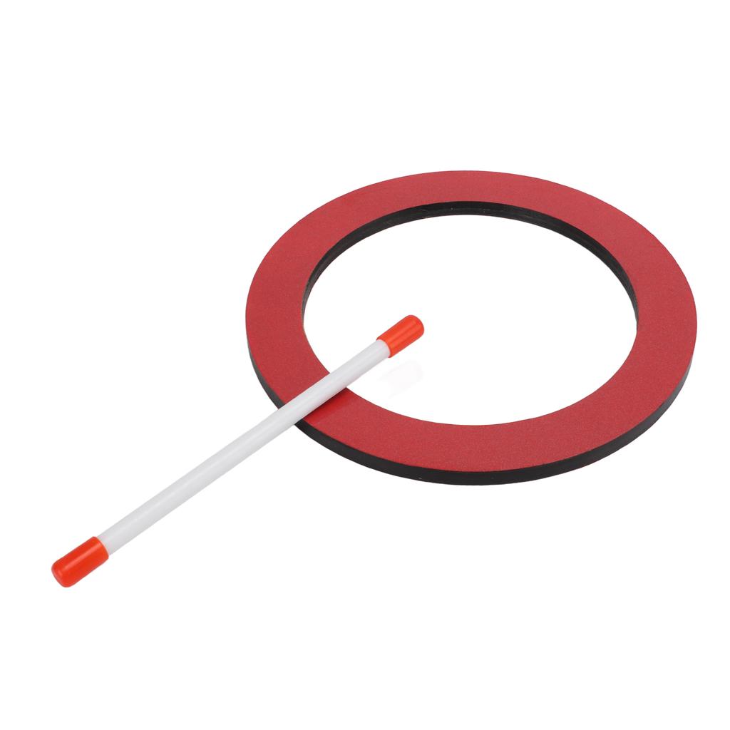 Hand Drum Compressed Board Resin Skin Red Children Enlightenment Percussion InstrumentRound Drum