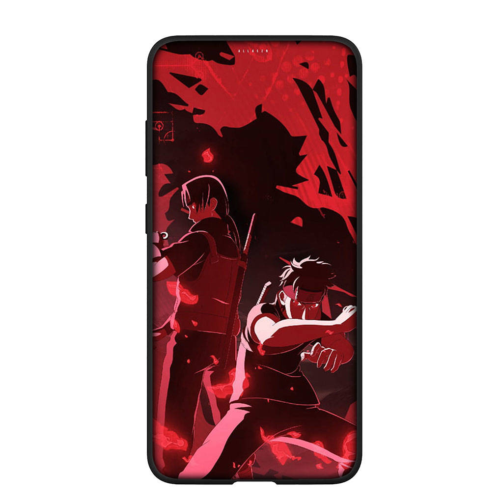 Phone Case for Samsung Galaxy S25 S24 S23 iPhone 16 15 Xiaomi Redmi Note 14 13 12 16E 11 Pro Max XR OPPO Moto Huawei Poster Uchiha Sasuke Naruto Cover