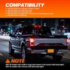 Led Third Brake Light for 15-20 F'ord F150 17-22 F250 F350 Super Duty Ranger Maverick Rear Center High Mount Stop Lamp CHMSL White Cargo lamp Strobe