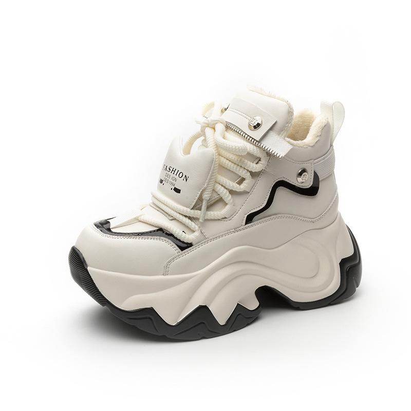 Daddy shoes platform women's spring 2025 new casual fashion sports versatile trendy shoes muffin inner height-increasing women's shoes