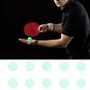 10 STK Fluorescerende Baller Multifunksjonelle Nattlysende Bordtennisballer for Nattløping Camping