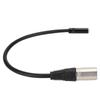 3.5MM Female to XLR Male Zinc Alloy 3.5MM Interface Audio Adapter Cable Patch Cord