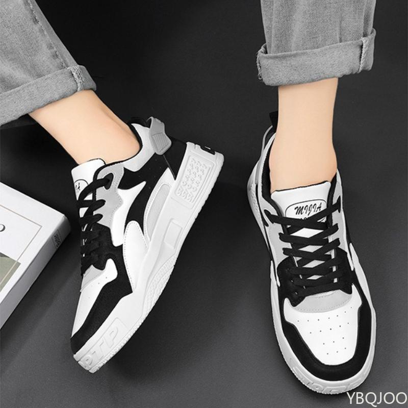 

Spring Autumn Men s New Breathable Shoes Trendy Versatile Thick Bottom Sports Simple Comfortable Casual Board Shoes 43