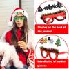 Christmas Glitters Parties Eyeglasses Frames Funny Eyeglasses Lovely Pattern for Party Make Up