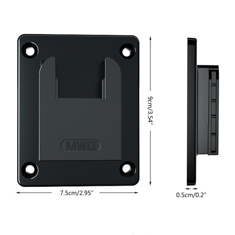 5 Pieces/set Electric Tool Screwdriver Wrench Base Snap for Miwaqi 14.4-18v Lithium Battery Wall Mount