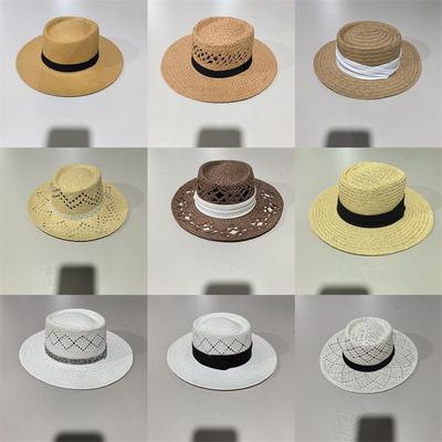 Men's & Women's Summer Straw Bowler Hat with Sunshade