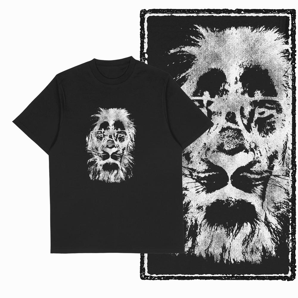 Coolmind MAV lion printed Exclusive graphic men T shirt 100% cotton big size streetwear men tshirt cool t-shirt tee shirts