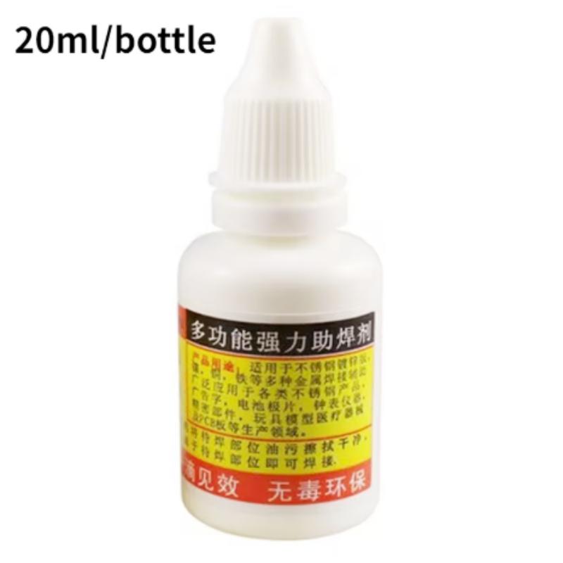 

1/2/3pcs 20ml Stainless Steel Liquid Flux Welding Solder Non-toxic Copper HWY-800 Paste Flux Liquid Solders Water Liquid Solders