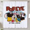 White Curtains for Camera Popeye the Sailo Modern Home Decoration Chiffon Curtain Living Room Customs Free Shipping Products