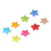 200Pcs Star Buttons Colorful Unique Design Cute Small Decorative Buttons for Sewing Decoration DIY Crafts