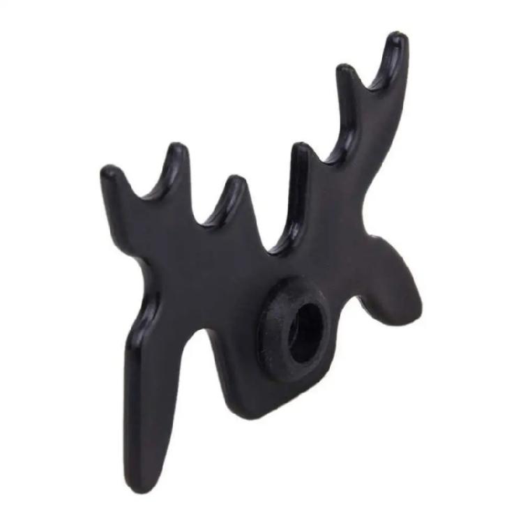 Black Plastic Billiard Bridge Head Slip On Cue Bridge for Pool Table, Pool Cue Bridge Head Billiard Cue Bridge Head