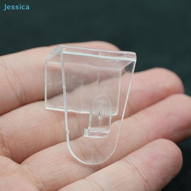 Transparent Plastic Furniture Lamp Clips|Multipurpose Fasteners For Securing Shelveslights Home Decor (Pack Of Multiple)