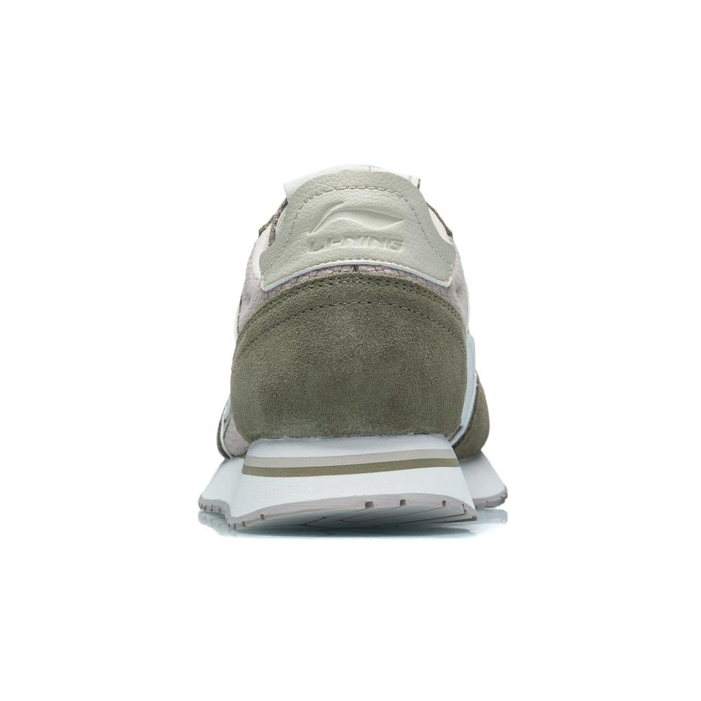 Li Ning Wind Rider Shock Absorbing Non-Slip Durable Low-Top Skate Shoes Men Skate Shoes Green Gray AGCR195-8