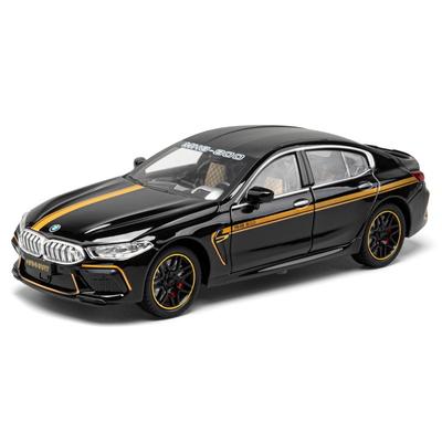 1/24 BMW M8 Supercar Alloy Metal Diecast Model Car Collect Hobby Bookshelf Computer Ornament Gift for Friend Box