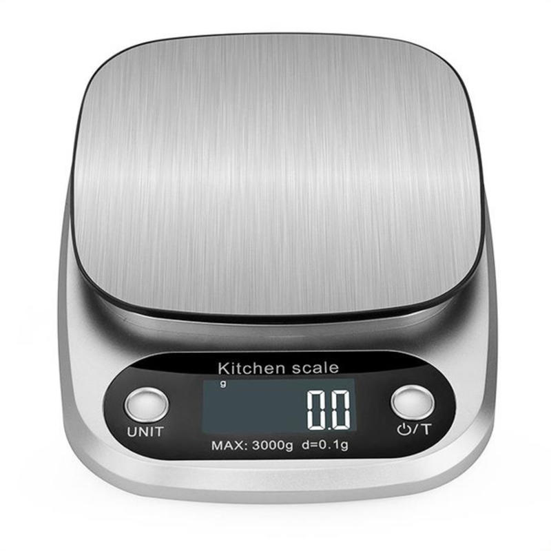 2021 NEW Portable Precise 10kg LCD Kitchen Scales Stainless Steel Electronic Kitchen Electronic Scale Gram Electronic Scale for Kitchen and Cooking in