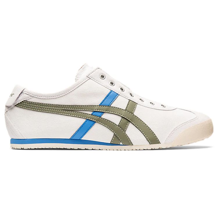 Onitsuka Tiger Mexico 66 Slip-On White Lichen Green Unisex Sneakers 1183A360-107