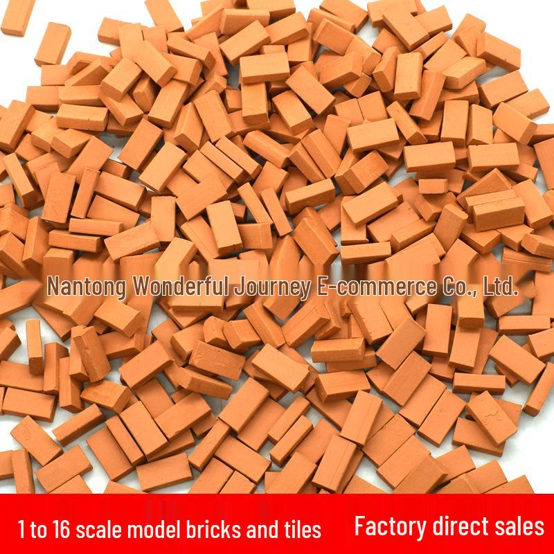 Micro Landscape DIY Model: Mini Brick Old House Building Blocks for Students