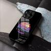 Cool K-Knight Rider Phone Case For IPhone 17 Air 16 E Pro Max 15 14 13 Mini 12 Pro 11 Max Plus Black Glass Cover