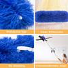 Professional Microfibre Dusters for Cleaning - Extendable 30-81" Cobweb Remover Kit Bendable Design for High Ceilings
