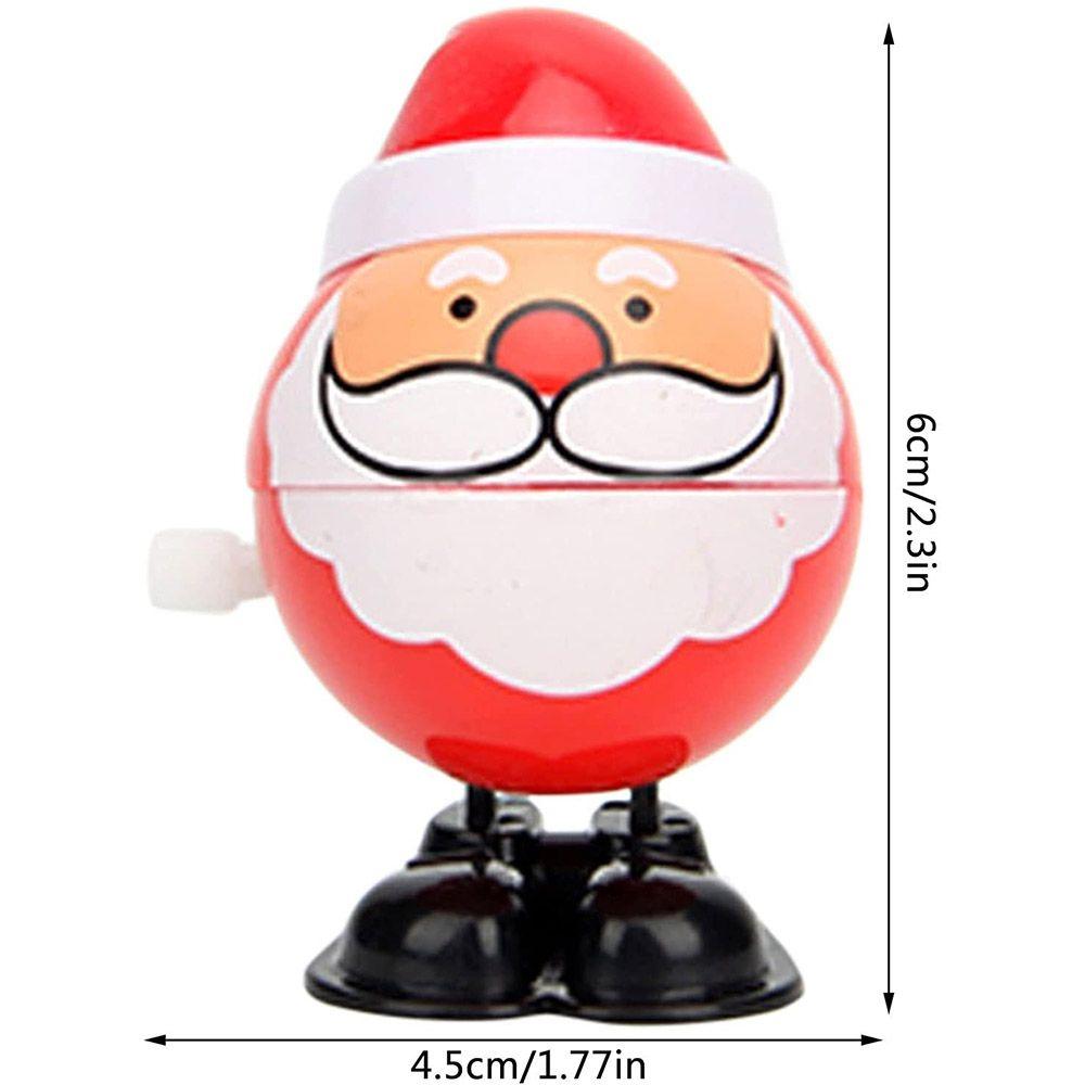 Bounce Toy Penguin Santa Claus Christmas Wind Up Toys Reindeer Assorted for Kids Boys Girls