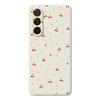 For Samsung Galaxy A36 5G Case Red Cherry Pattern Printing Straight Edge TPU Phone Back Cover